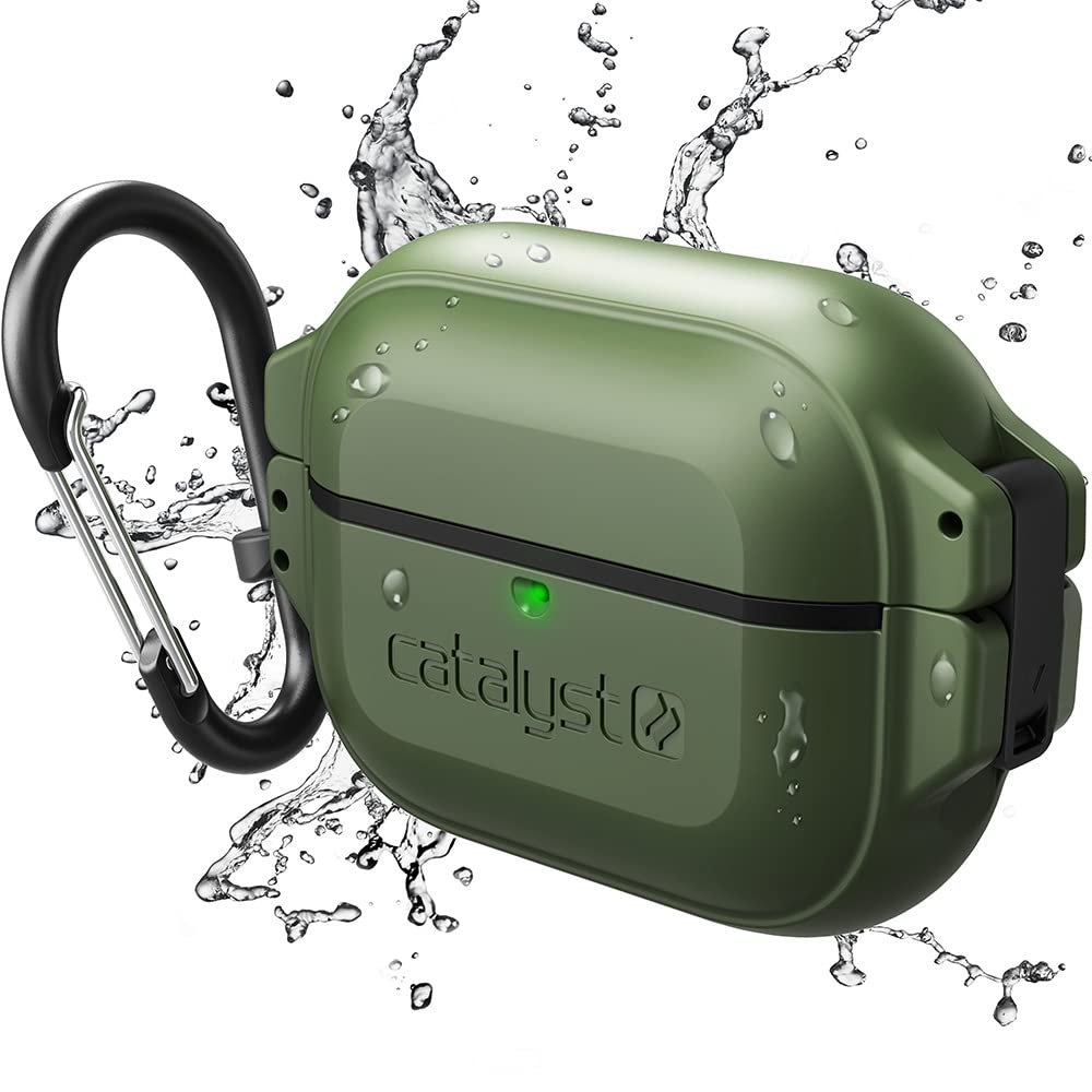 Catalyst Total Protection Case for AirPods 3rd Generation 2022, 330ft Waterproof Case for AirPods 3, Shockproof Cover for AirPods 3rd Generation, Durable Protection for AirPods 3 with Carabiner