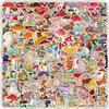 200 PCS Cute Mushroom Stickers Pack, Vinyl Mushroom Stickers, Waterproof for Water Bottle, Scrapbook, Laptop, Phone Case, Teens Girls Adults Kawaii view 1