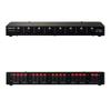1 in 8 out power amplifier and loudspeaker box switcherLoudspeaker switch distribute deviceCompare device each one passageway 100W without consumption view 1