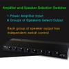 1 in 8 out power amplifier and loudspeaker box switcherLoudspeaker switch distribute deviceCompare device each one passageway 100W without consumption view 2