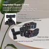 Super Clamp, Camera Clamp Mount with Locating Pin for ARRI Standard, 1/4"-20 & 3/8"-16 Thread Versatile Strong C Clamp Accessories Compatible with Gopro/Monitor/LED Lights/Flash/Microphone view 3