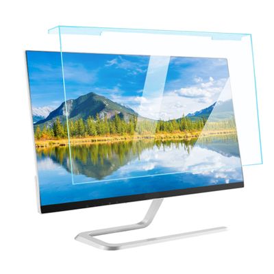 JFGH Computer Anti-Blue Light Screen Protector, 17-27 inch Hanging Type Removable Reusable Anti Glare Filter Acrylic Film for Office Worker and Studnents / 27 in 659x396mm