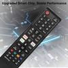 2 Packs BN59-01315A Replacement Remote Control for Samsung 4K Crystal UHD LED QLED LCD Series 6/7/8/9/ TU-7000 Flat Curved Smart TV with Netflix Prime Video and Hulu Keys with Batteries view 4