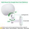 2Pack Adjustable Security Wall Mount Bracket for Google Nest Cam Outdoor or Indoor, Battery, Perfect View Angle for Your Security Camera System - White view 3