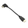 jasavdio 8K HDMI 2.1 Cable Right Angled 8Inch Short 90 Degree HDMI Cable 2.1 Right Angle HDMI Male to Male Cable,8K@60hz 4K@120hz 144Hz eARC HDR10 4:4:4 HDCP 2.2 view 2