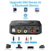 1Mii B06HD+ Hi-Res LDAC Bluetooth 5.3 Receiver for Home Stereo, Hi-Fi Bluetooth Audio Adapter w/Display, Built-in Audiophile DAC, aptX HD Low Latency, RCA Optical Coaxial for Old Stereo Receiver view 2