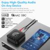 1Mii B06HD+ Hi-Res LDAC Bluetooth 5.3 Receiver for Home Stereo, Hi-Fi Bluetooth Audio Adapter w/Display, Built-in Audiophile DAC, aptX HD Low Latency, RCA Optical Coaxial for Old Stereo Receiver view 4