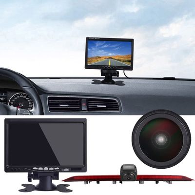 Berlingan 18 mm Lens car Third roof Original Brake Light Rear View Camera, Replacement for VW Crafter 2017 Man TGE from 2017 Modified