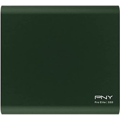 PNY Pro Elite CS2060 Color Edition 250GB USB 3.2 Gen 2 Portable SSD Type-C Dark Green