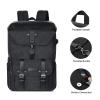 MOSISO Camera Bag Case&15-16 inch Vintage Camera Backpack,Photography Camera Bag Compact Crossbody Padded Camera Shoulder Bag with Rain Cover Compatible with Canon/Nikon/Sony Camera and Lenses, Black view 4