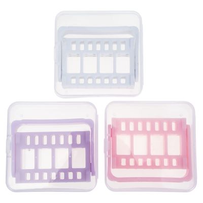 Beaupretty 3pcs Nail Grinding Storage Box Compact Organizer for Nail Drill Bits and Design