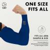 TUFF Compression Cooling Arm Sleeves - Arm Sleeves for Women - UV Protective UPF 50 Arm Sleeves for Men - Sleeves to Cover Arms Tattoo for Cycling, Basketball, Football, Golf, Gym and More view 2