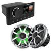 Fusion MS-RA670 Marine Receiver with 1 Pair Wet Sounds REVO6-XSS 6.5" Marine Speakers view 1