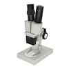 Lab Microscope Slides Binocular Stereo Microscope with WF10X Eyepiece Metal Body Optical Glass Lens 40X Microscope Parts (Color : Straight Head, Magnification : 20X) view 1