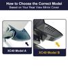 Fitcamx Front 4K+Rear 1080P Dash Cam Adapts for Volvo XC40 & XC40 Recharge B4 B5 T4 T5 P8 (Model B), OEM Look, Dual HD Video, Built-in WiFi & APP, Loop Recording, G-Sensor, Easy to Use, 128GB Card view 3