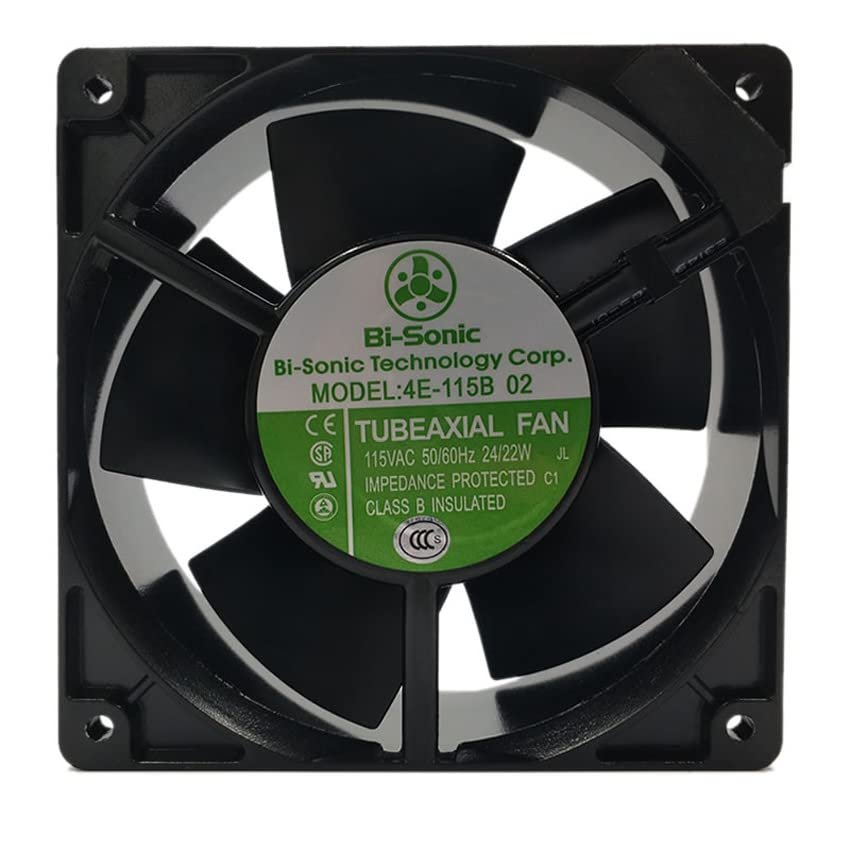4E-115B 02 115VAC 24/22W Axial Fan 120 * 120 * 38MM All Metal Industrial Cabinet Cooling Fan