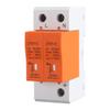 Baomain 2P (1P+N) Surge Protective,24V DC 40kA,BMD1-C40 Single-Phase SPD with Neutral Protection,for Solar Charge Controllers and Low-Voltage DC Systems,DIN Rail Mounting,Flame Retardant Housing view 1