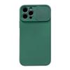 Camera Lens Protection Liquid Silicone Case for iPhone 13 12 Pro Max 11 Pro XS Max XR X 8 7 Plus Mini SE 2 Lens Push Pull Cover,Dark Green,for iPhone 12 view 1