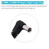 4-Pack 1ft 5.5mm x 2.5mm Male to Male DC Power Cable, 90 Degree Right Angle Plug Jack Power Supply Adapter Cord for CCTV Surveillance Security Camera LED Strip DVR Router Invoice Printer view 2
