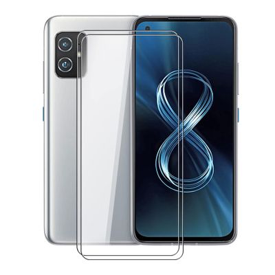 ZHKQT for Asus 8z Tempered Glass Screen Protector, [2 Pack] 9H Hardness Protective Film for Asus 8z (5.92"), High Clear, Anti Scratch, Bubble Free Tempered Glass Film