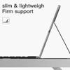 QYiiD Keyboard Case for iPad Air 5th Gen 2022/Air 4th Gen 2020 10.9 - Pro 11" 4th Gen 2022/2021/2020/2018, Magnetic Trifold Stand Case with Detachable Cute Round Key Keyboard and Mouse, DrakGreen view 3