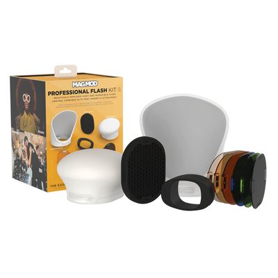 MagMod Professional Flash Kit 2, Photography Lighting Flash Diffuser Set, Magnetic Light Diffuser Attachments, Lightweight MagMod Modifiers, Superior Light Control