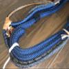 Brazilain Navy Blue on Black Poly Pro 7x9RH 3/4" x 3/4" Bull EPT Bull Ropes Full Brazilian 16' view 4