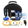 ORIENTEK TLT-15D Fiber Optic Tool Kit Fiber Connector Microscope + Fiber Optic Power Meter + Optical Light Source +VFL FTTH Loss Test Kit Optical Power Meter OPM OLS (TLT-15D) view 1