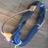 Brazilain Navy Blue on Black Poly Pro 7x9LH 3/4" x 3/4" Bull EPT Bull Ropes Full Brazilian 16' view 1