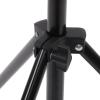 01 02 015 Photo Light Stand, 3 Section Telescopic Top 1/4in Thread Light Holder Compact Metal Structure for Studio view 3