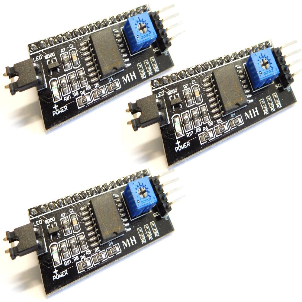 CANADUINO 3 x I2C Port Expander Interface Module PCF8574 for 1602 2004 4002 4004 12864 LCD