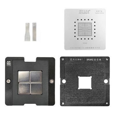 Amaoe BGA Reballing Platform for Notebook SR3RZ Chip IC Soder Station Tin Planting Template BGA Platform Reballing Kits Repair Tools - 0.20mm