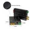 Steloproad 12G-SDI Fiber Converter with 10/100/1000M Ethernet, Full Digital Non-compression Broadcast Level Transmission, 2Ch RS485 Tally and Loop Output, Supports 4K*2K view 3