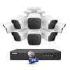 ANNKE 8CH 5MP Security Camera System, 5MP Lite DVR Recorder and 8 x 5MP IP67 Weatherproof Outdoor CCTV Cameras, 100 ft Night Vision with Smart IR & WDR for Home Surveillance, 6 TB Hard Drive view 1