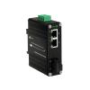 Steloproad Industrial 2 Port Gigabit Multi-Mode Fiber Media Converter Power Over Ethernet Hardened 2 10/100/1000Base-TX PoE Optical Transceiver 802.3af/at 100/1000M SC Transmission Max 550m  view 1