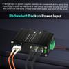 Steloproad Industrial 2 Port Gigabit Multi-Mode Fiber Media Converter Power Over Ethernet Hardened 2 10/100/1000Base-TX PoE Optical Transceiver 802.3af/at 100/1000M SC Transmission Max 550m  view 3