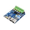 Dual ETH Quad RS485 Base Board (B) Designed for Raspberry Pi Compute Module 4(CM4), USB2.0 Type A, Gigabit Ethernet RJ45, 4CH Isolated RS485 view 4