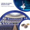 Aroncent Opera Glasses Binoculars 3X25 Theater Glasses Mini Binocular Compact with Chain for Adults Kids Women in Opera Musical Concert view 4