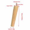 LUOFDCLDDD Furniture Legs4 Pieces Solid Woodniture Legs,Sofa Legs for Wooden Floors,Solid Tapered Table Legs,Easy to Clean and Maintain,With M8 Threaded Rod,Which Are Used for Bench Legs,Cabinets/50C view 2
