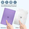 [2022 Upgrade] MacBook Air M1 13 inch Case Thin Carbon Fiber Design Fashionable Slim Protective Cover Compatiable for Apple MacBook Air A2337 A2179 A1932 2021-2018,Purple view 3