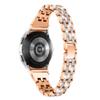 Replacement Bracelet Compatible with Galaxy Watch 4 42mm,KangPlus Bracelet Metal Stainless Steel Strap Adjustable 5.5-8.0 inch Compatible with Galaxy Watch 4 42mm/46mm - Rose Gold+Silver view 3