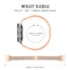 Replacement Bracelet Compatible with Galaxy Watch 4 42mm,KangPlus Bracelet Metal Stainless Steel Strap Adjustable 5.5-8.0 inch Compatible with Galaxy Watch 4 42mm/46mm - Rose Gold+Silver view 4