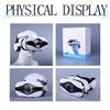Feilx Gift for Kids and Adults for 3D Gaming and VR Videos High Definition Optical Lens, Fully Adjustable Strap, Focal and Object Distance  Perfect VR Headset for 4.0" to 6.3" Any Phones view 2