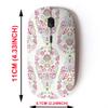 2.4G Wireless Mouse with Cute Pattern Design for All Laptops and Desktops with Nano Receiver - Colorful Paisley view 2