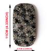2.4G Wireless Mouse with Cute Pattern Design for All Laptops and Desktops with Nano Receiver - Floral Dark Leafy view 2