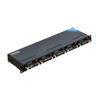 UCTRONICS for Raspberry Pi Rackmount Complete Enclosure 2.0 with PoE Functionality, Front Removable 19" 1U Rack Mount with Captive Screws, Supports Up to 5 RPis, Compatible with Raspberry Pi 4B, 3B+ view 1