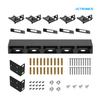 UCTRONICS for Raspberry Pi Rackmount Complete Enclosure 2.0 with PoE Functionality, Front Removable 19" 1U Rack Mount with Captive Screws, Supports Up to 5 RPis, Compatible with Raspberry Pi 4B, 3B+ view 2