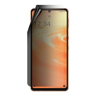 celicious Privacy Lite 2-Way Anti-Glare Anti-Spy Filter Screen Protector Film Compatible with Sharp Aquos Sense 6