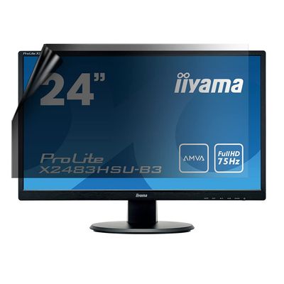 celicious Privacy Lite 2-Way Anti-Glare Anti-Spy Filter Screen Protector Film Compatible with iiYama ProLite 24 (X2483HSU-B3)