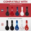 Beats Studio 3 Ear Pads, BUTIAO Replacement Protein Leather Earpads Memory Foam Ear Cushion Cups Repair Parts for Beats Studio 3 Studio 2 Wireless Wired Headphones (Navy) view 2